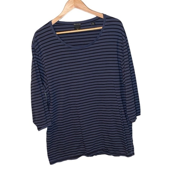 Scotch & Soda Stripe Scoop Neck - Picture 2 of 11